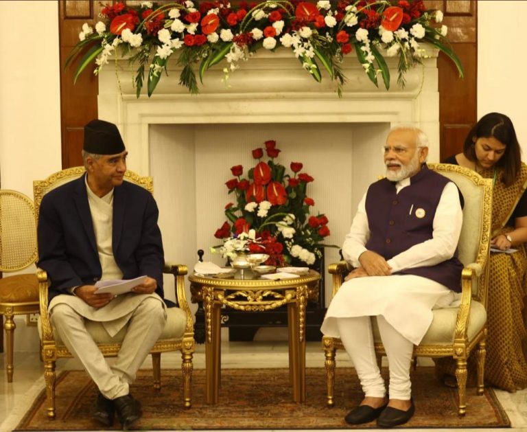 Held fruitful discussions with PM Deuba – Modi