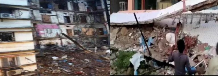 तेलंगाना : 20 साल पुरानी इमारत का गिरा छज्जा