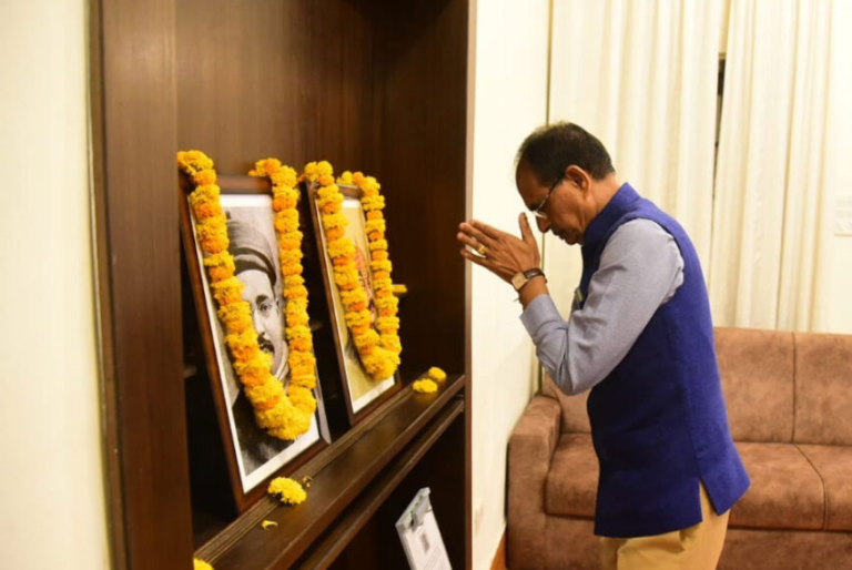 मुख्यमंत्री श्री चौहान ने वीर शिरोमणि महाराणा प्रताप और स्वतंत्रता सेनानी श्री गोखले की जयंती पर नमन किया