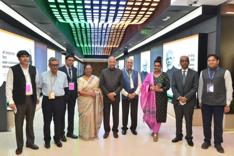 President Ram Nath Kovind visited Pradhanmantri Sangrahalaya