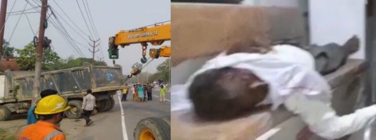 यूपी : गोरखपुर सड़क हादसे में 3 की मौत