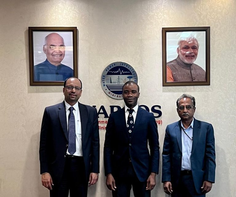 Wapcos CMD Mr. Agrawal met Mr. Bombate, National Director of Water S&S, Mozambique