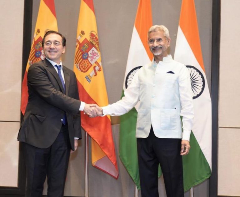 विदेश मंत्री डॉ जयशंकर की स्पेन के विदेश मंत्री से भेंट