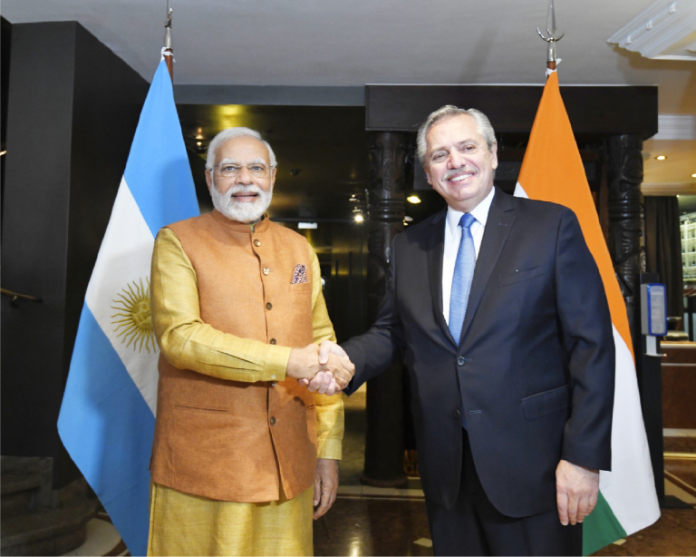 PM Modi Met Argentina’s President Alberto Fernandez