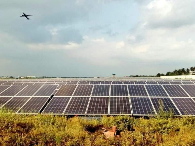 AAI’s Kolkata Airport operates Solar Powered Electricity