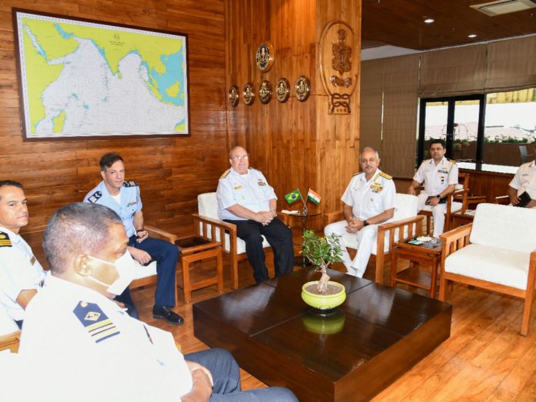 Brazilian Navy delegation visits Western Naval Command; discussed professional cooperation