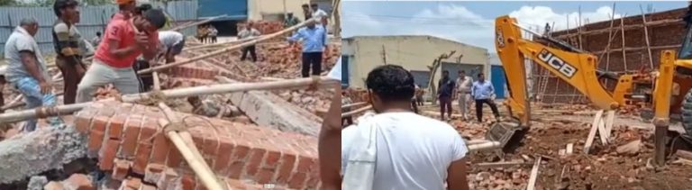 दिल्ली के अलीपुर में गोदाम की दीवार गिरने से 4 की मौत