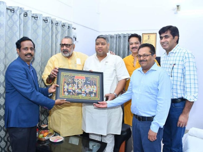 Minister Giriraj Singh reviewed activities taken up by NTPC Barauni