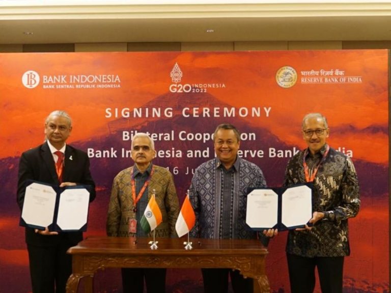RBI & Bank Indonesia signed MoU to Expand Cooperation in Payment Systems