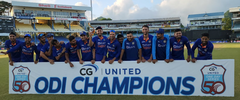 IND vs WI ODI Series:  भारत ने वेस्टइंडीज को तीसरे वनडे में 119 रनों से हराया, श्रृंखला 3-0 से जीती