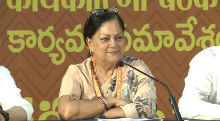 भारत की अर्थव्यवस्था प्रगति कर रही है, ये हमारी सरकार की बड़ी उपलब्धि है – वसुंधरा राजे