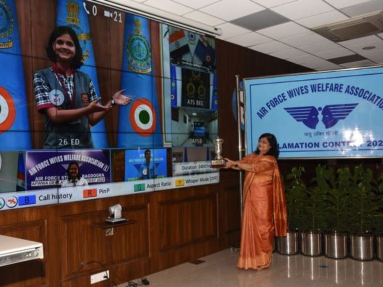 Indian Air Force conducts Children’s Annual Declamation Contest-2022