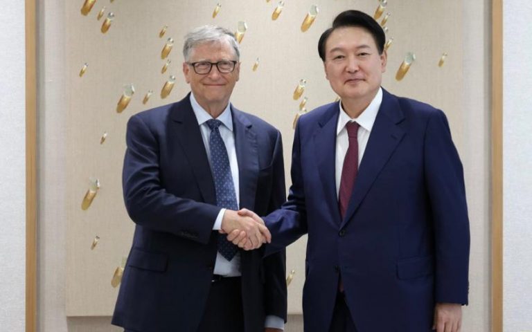 Bill Gates met with South Korea President Yoon Suk-yeol