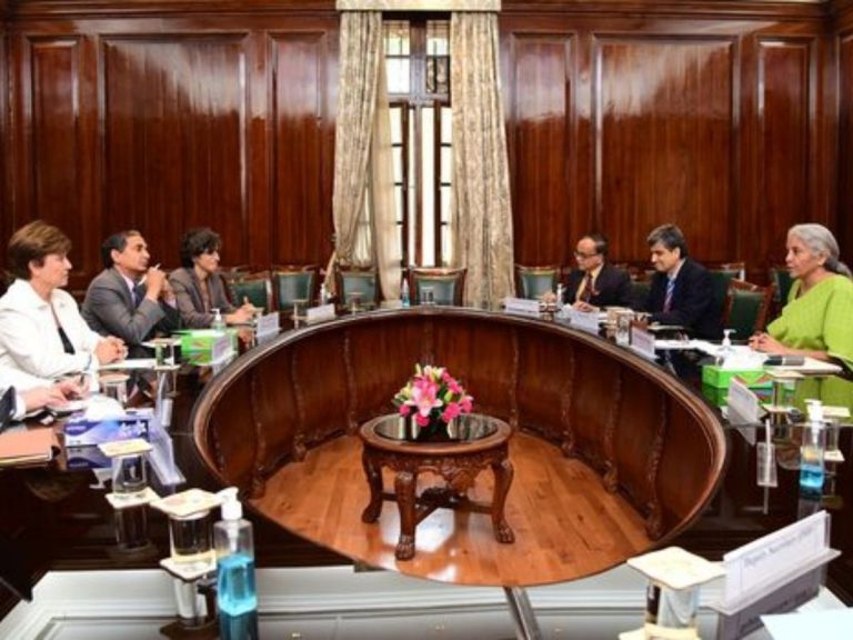 Finance Minister Sitharaman met Kristalina Georgieva, MD, IMF