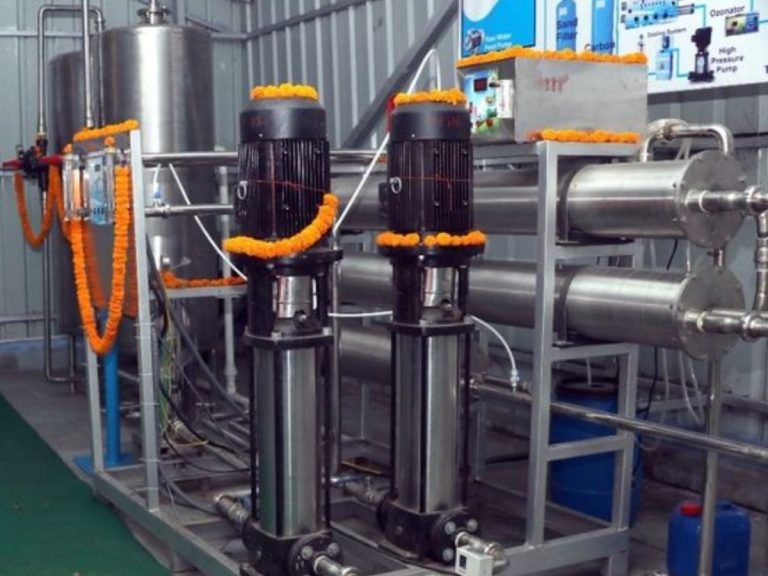 ECL Commission RO plant in Parbelia colliery, West Bengal