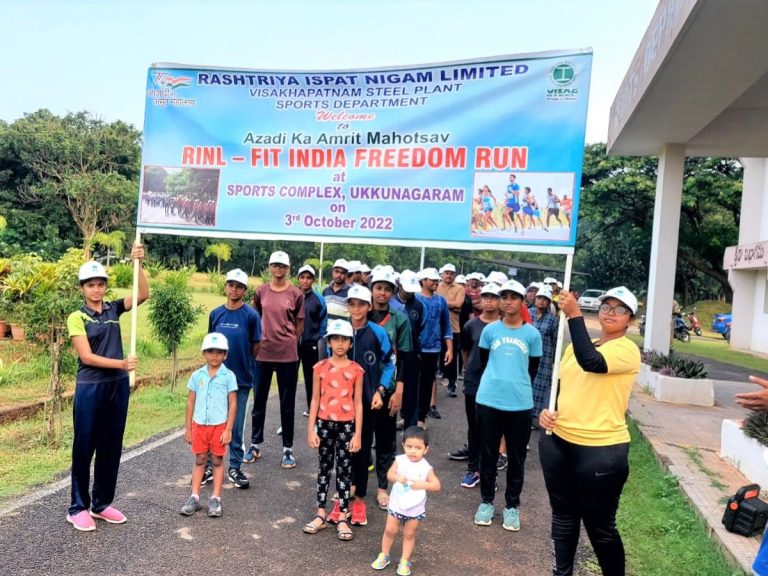 RINL organises Fit India Freedom Run- Swachhta Campaign 2.0