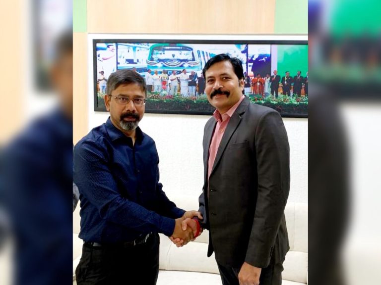 SV Krishna Wapcos NPCC, Ministry of Jal Shakti, Govt of India met BMRCL MD Anjum Parvarez