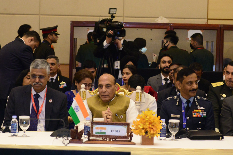 Cambodia: Defence Minister Rajnath Singh addressed the 9th ASEAN Defence Ministers Meeting at Siem Reap