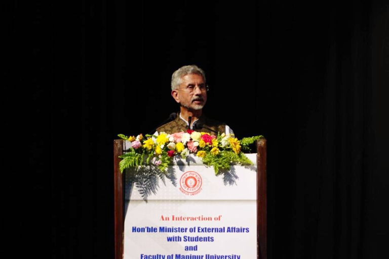 केंद्र सरकार पूर्वोत्तर क्षेत्र में संपर्क और बुनियादी ढांचे में सुधार लाने के लिए काम कर रही है – डॉ. एस जयशंकर