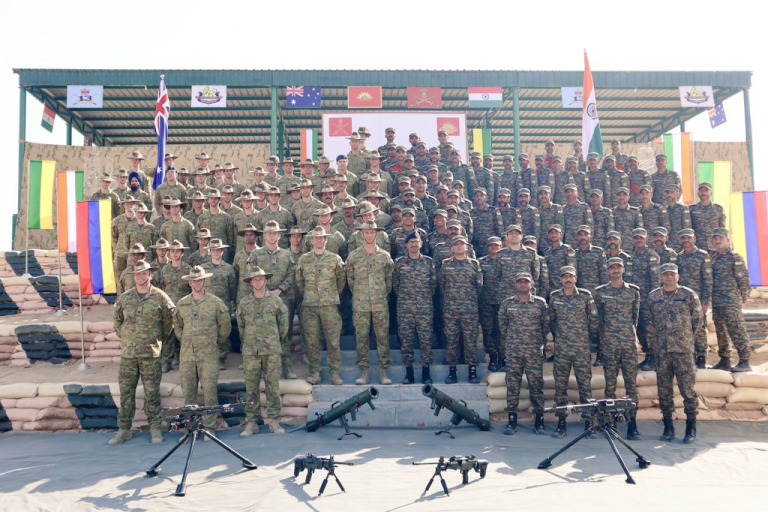 राजस्थान: भारत और ऑस्ट्रेलिया की सेनाओं के बीच संयुक्त सैन्य अभ्यास ऑस्ट्रा हिंद शुरू हुआ