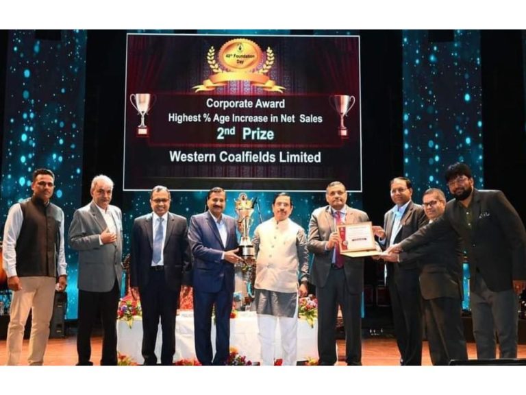 WCL conferred with 7 awards at Coal India level