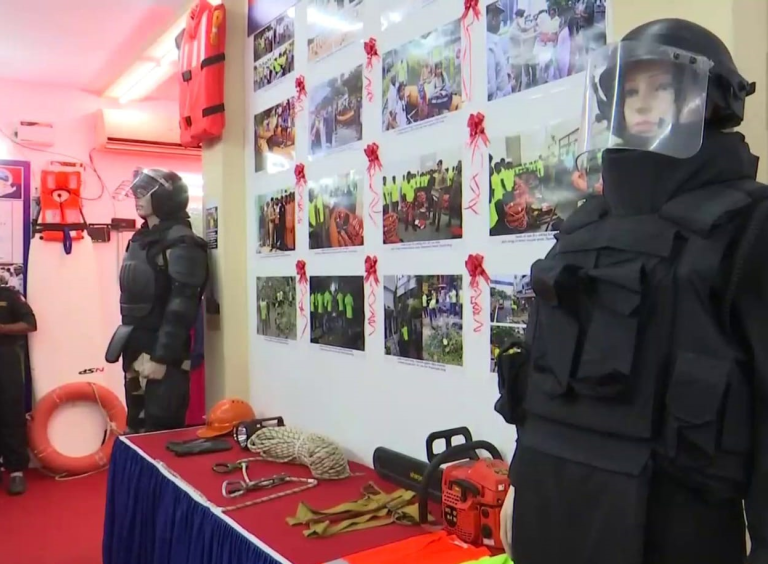 तमिलनाडु: चेन्नई प्रदर्शनी केंद्र में तमिलनाडु पुलिस विभाग द्वारा एक प्रदर्शनी स्थापित की गई