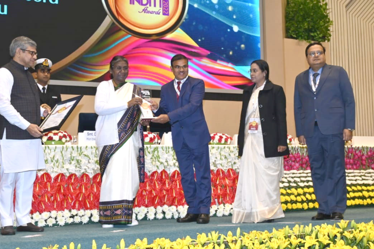 राष्ट्रपति ने म.प्र. राज्य अपराध अभिलेख ब्यूरो के ई-विवेचना ऐप को दिया प्लेटिनम पुरस्कार