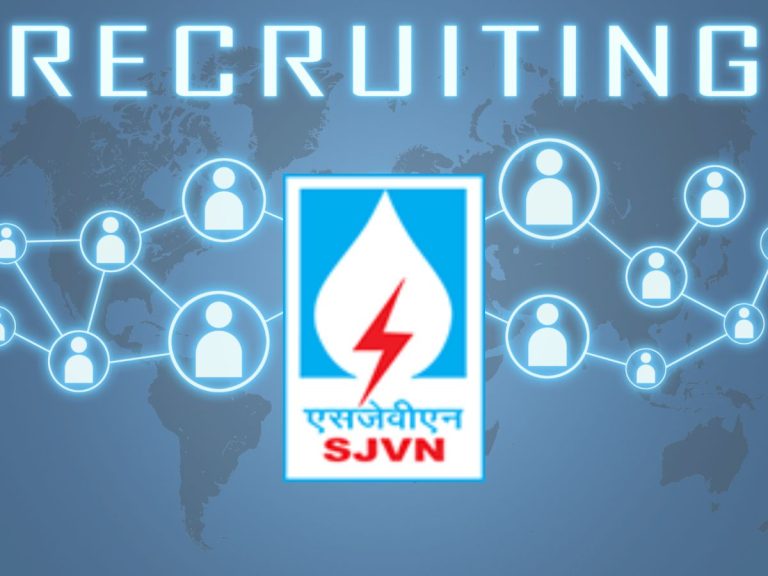SJVN invites application on fixed tenure basis