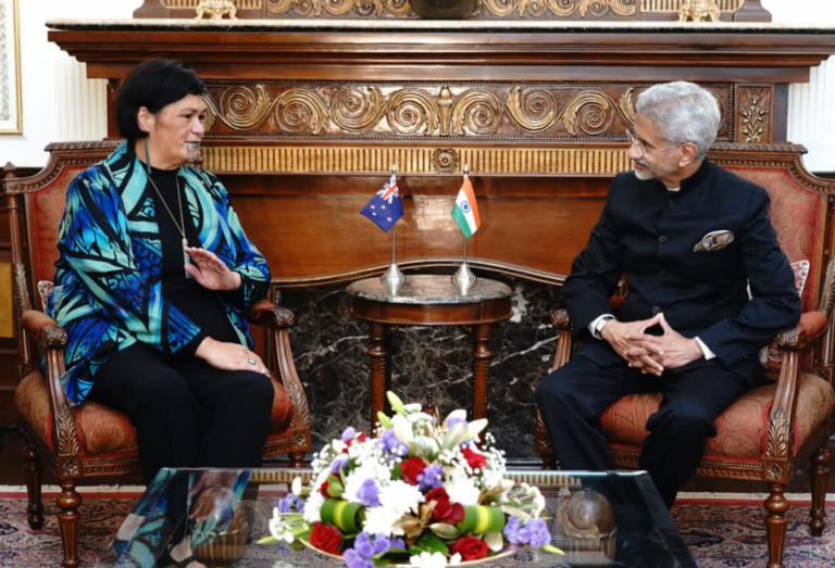 विदेश मंत्री डॉ जयशंकर ने न्यूजीलैंड की विदेश मंत्री नानैया महुता के साथ बैठक की