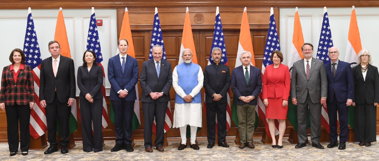 नई दिल्ली: पीएम मोदी से कल अमेरिकी कांग्रेस के 9 सांसदों के प्रतिनिधिमंडल ने की मुलाकात