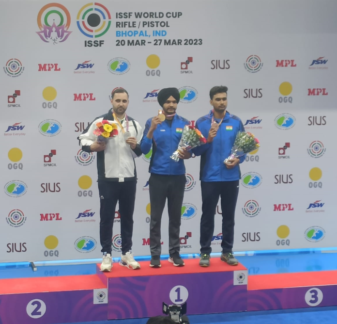 ISSF वर्ल्डकप शूटिंग चैंपियनशिप में भारत के सरबजोत सिंह ने जीता गोल्ड