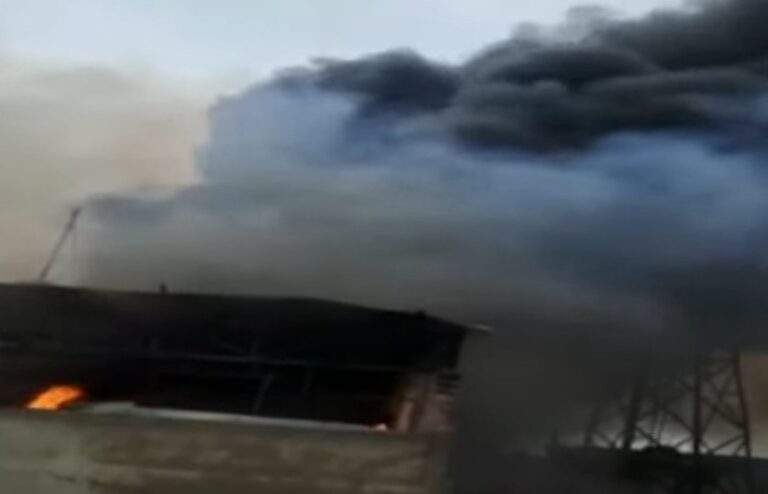 दिल्ली : वजीरपुर इंडस्ट्रियल एरिया में लगी आग