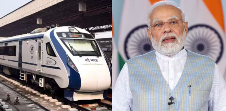 पीएम मोदी पहुंचे भोपाल, वंदे भारत ट्रेन को दिखाएंगे हरी झंडी