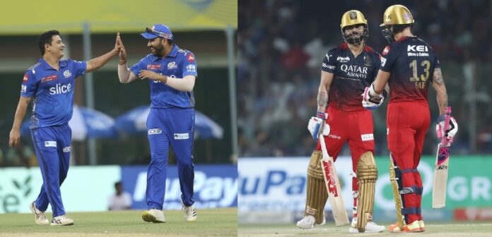 IPL 2023: मुंबई इंडियंस और रॉयल चैलेंजर्स बैंगलौर के बीच मुकाबला आज