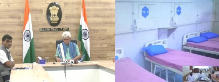 जम्मू-कश्मीर: उपराज्यपाल मनोज सिन्हा ने बालटाल और चंदनवारी में 100 बिस्तरों वाले DRDO अस्पतालों का किया वर्चुअल उद्घाटन जम्मू-कश्मीर: उपराज्यपाल मनोज सिन्हा ने बालटाल और चंदनवारी में 100 बिस्तरों वाले DRDO अस्पतालों का किया वर्चुअल उद्घाटन