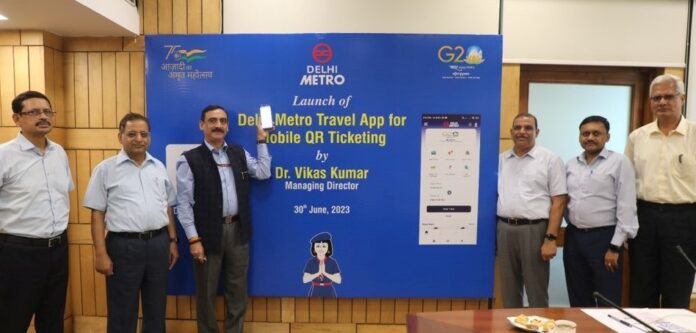 DMRC launched ‘DMRC TRAVEL’ app for generating convenient and hassle-free mobile QR tickets for travelling across its network