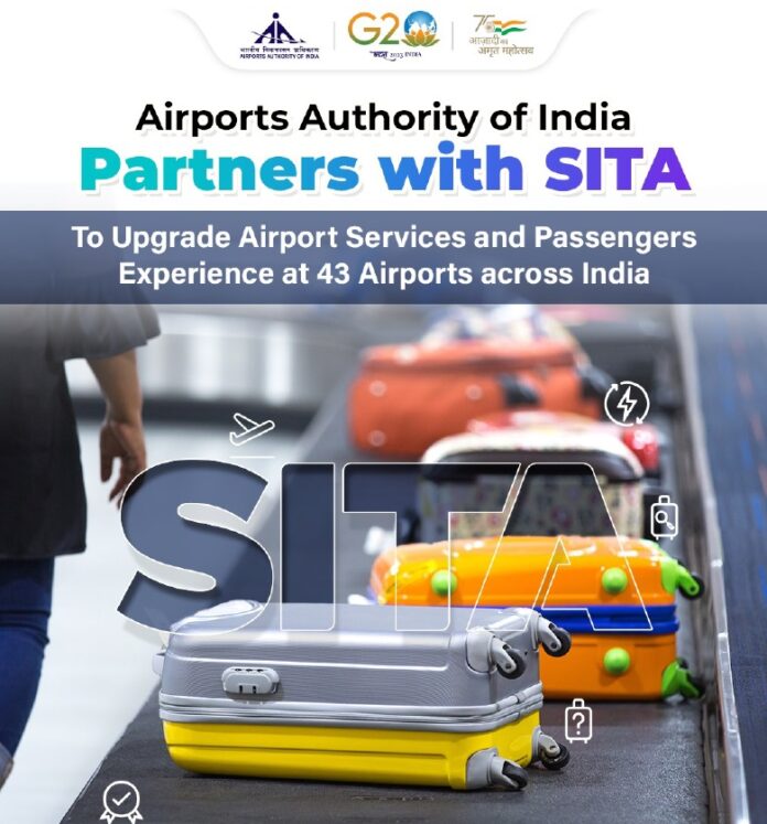 AAI Partners with SITA, the technology provider for travel and transport industry, providing technology to 43 of India's biggest airports