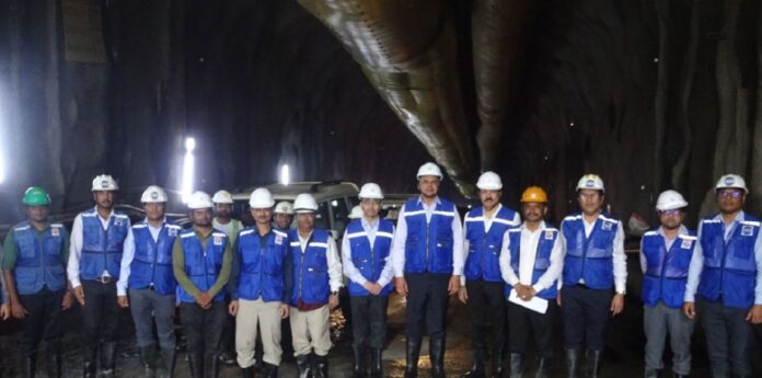 Mangalore: CMD GAIL Sandeep Kumar Gupta visited the construction site of the underground LPG Storage Facility Mangalore: CMD GAIL Sandeep Kumar Gupta visited the construction site of the underground LPG Storage Facility