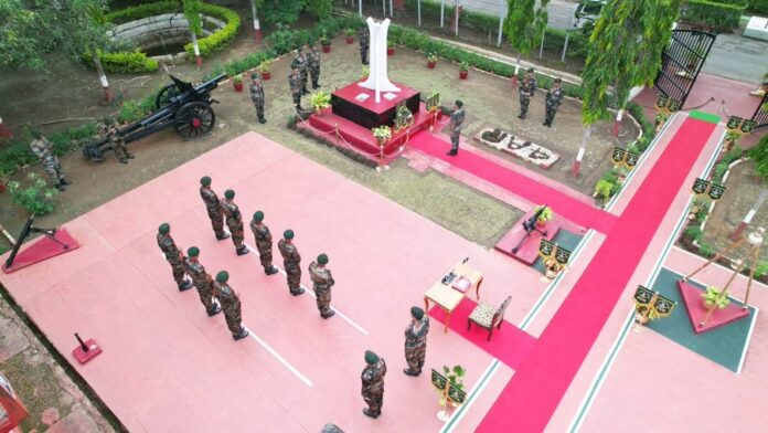 Assam Rifles organised a wreath laying ceremony at Unit War memorial