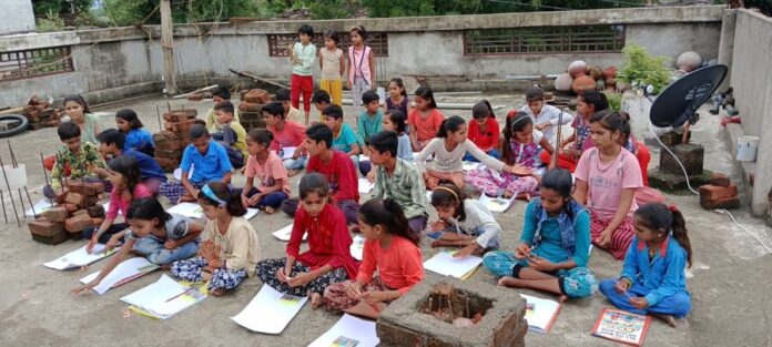 BPCL Bina Refinery organized a Drawing Competition in Patkui village