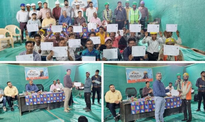 New Delhi: NBCC Conducted a Training Program for Workers at Netaji Nagar