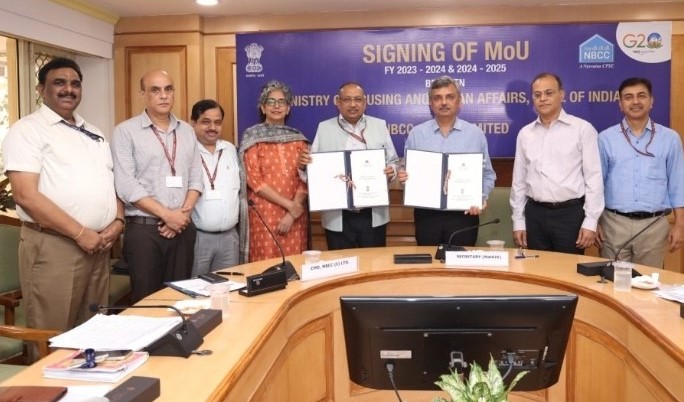 NBCC Signed MoU with Ministry of Housing and Urban Affairs, Govt. of India NBCC Signed MoU with Ministry of Housing and Urban Affairs, Govt. of India