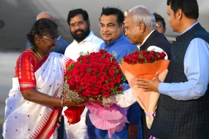 President Droupadi Murmu reached Nagpur