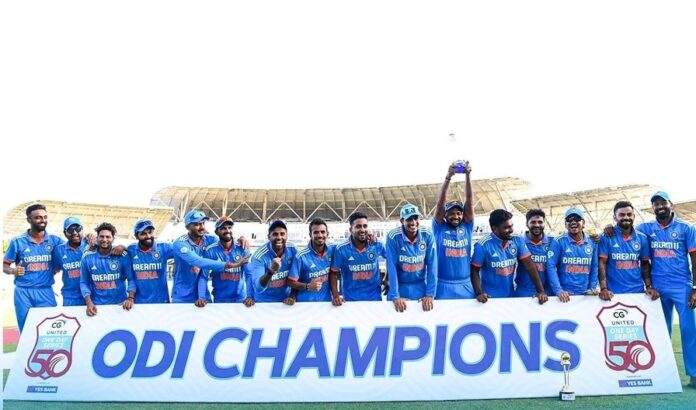 IND vs WI ODI सीरीज: भारत ने 2-1 से जीती सीरीज, तीसरे वनडे मैच में वेस्टइंडीज को 200 रन से हराया