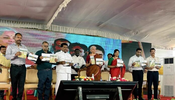 FM Sitharaman releases an information booklet titled 'Glimpse of Iconic Site - Adichanallur' FM Sitharaman releases an information booklet titled 'Glimpse of Iconic Site - Adichanallur'
