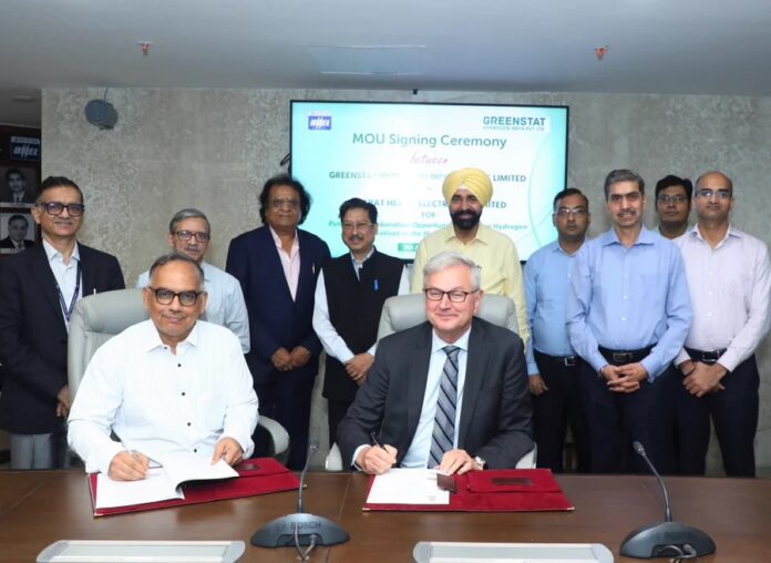 BHEL & GHIPL signed a MoU for ‘Potential Collaboration Opportunities in Green Hydrogen and Derivatives in the Hydrogen Value Chain’