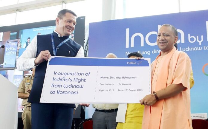 उप्र: लखनऊ और वाराणसी के मध्य IndiGo flight संचालन का हुआ शुभारंभ