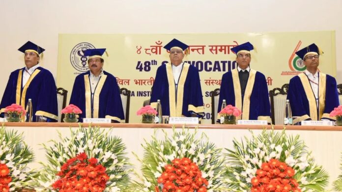 Vice President Dhankhar attended the 48th Convocation of AIIMS, New Delhi