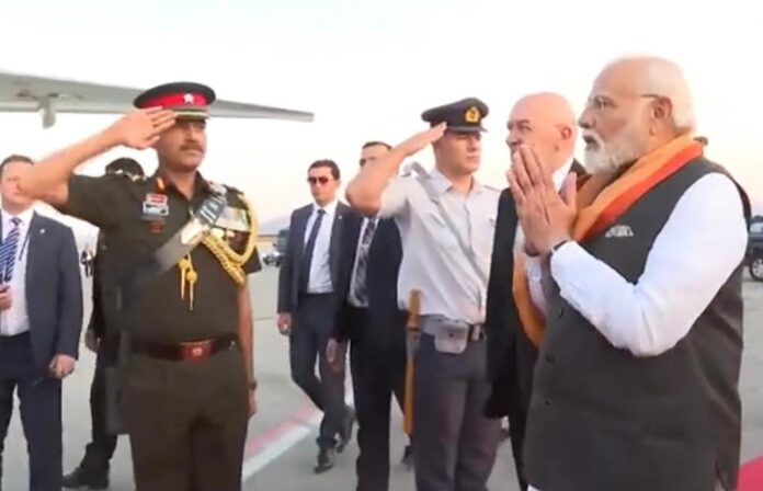 PM Modi departs from Athens for India