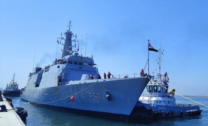 INS Sumedha arrived at Port Alexandria, Egypt to participate in ‘Exercise BRIGHT STAR- 23’